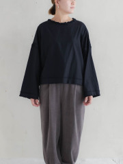 パンツ×2 ブラウス×1 よし 小さいサイズ ボリュームスリーブブラウス 低身長さん・小柄女性