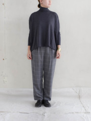 humoresque シルクのshirringpants ブラック humoresque ユーモレスク｜shirring pants（ブラック）シルク