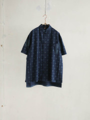 新品 OUTIL CHEMISIER LEZOUX 総柄 ブラウス エクリュ F outil ウティー : CHEMISIER LEZOUX ギャザーブラウス | OUTIL