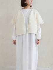 Veritecoeur ヴェリテクール｜ドルマンニットカーディガン（アイボリー