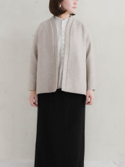 Yoli ヨリ｜フェルトウールジャケット（ベージュ）