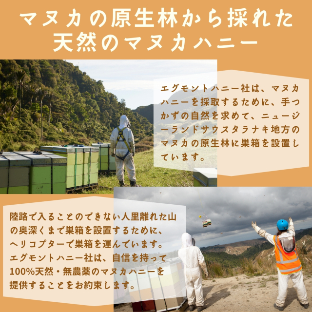 天然無農薬のマヌカハニー