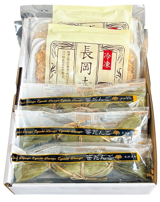 郷土セット　笹だんご3個赤飯2個
