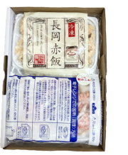 六穀鮭おこわ2個・長岡赤飯2個
