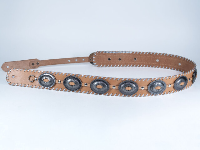 Dru Whitefeather ギターストラップ　中古品 Dru Whitefeather DD （本革ギターストラップ） Made in USA