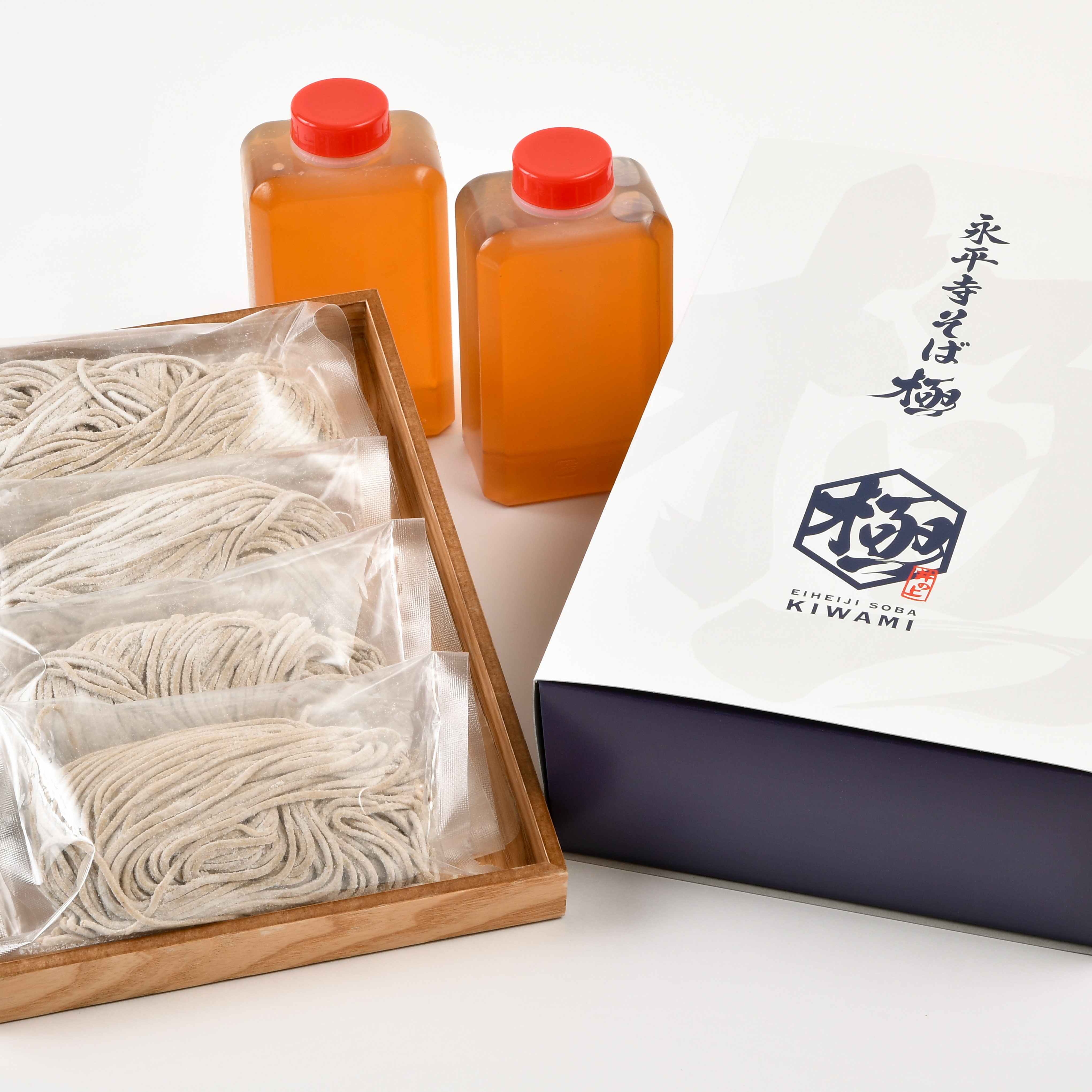 【贈答用】手打ち十割そば（生）4人前＜冷凍＞