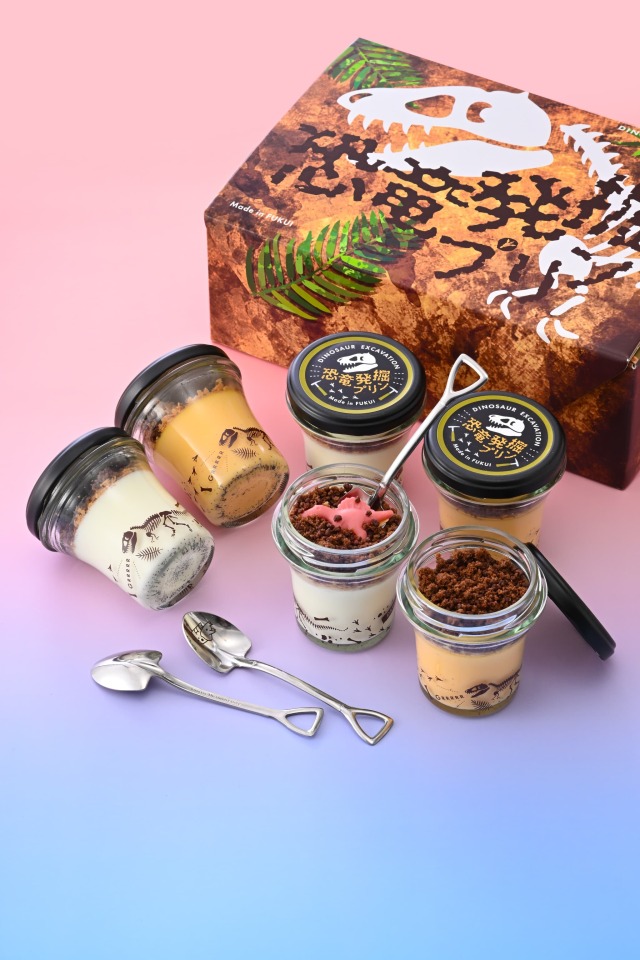 【3月31日まで限定】3月限定恐竜発掘プリン6個入