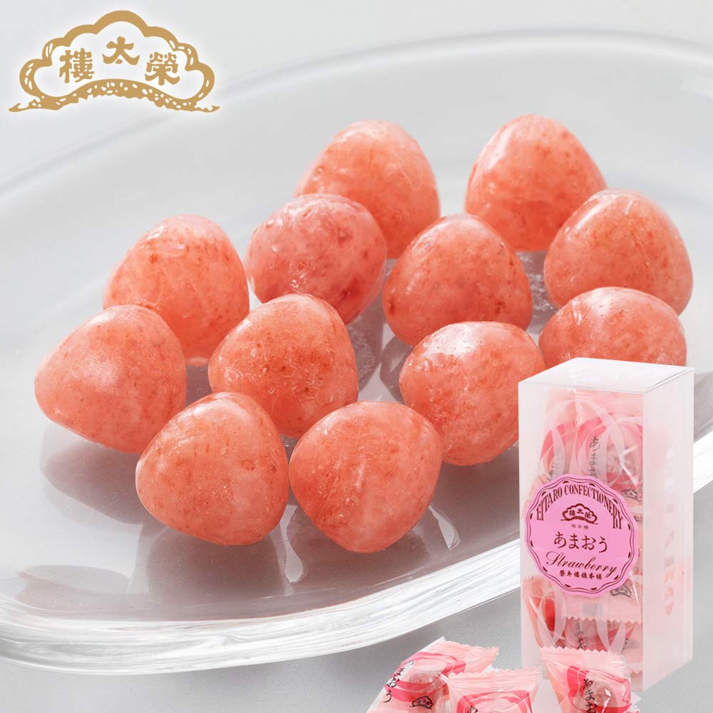 榮太樓 果汁飴 箱入 あまおう 1本（12粒）