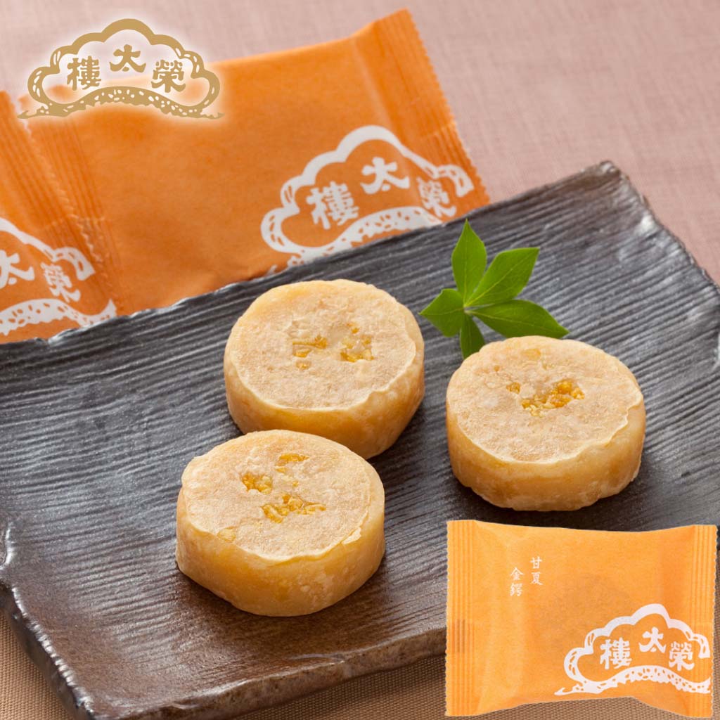 【販売終了】【季節商品】榮太樓  甘夏金鍔 1個