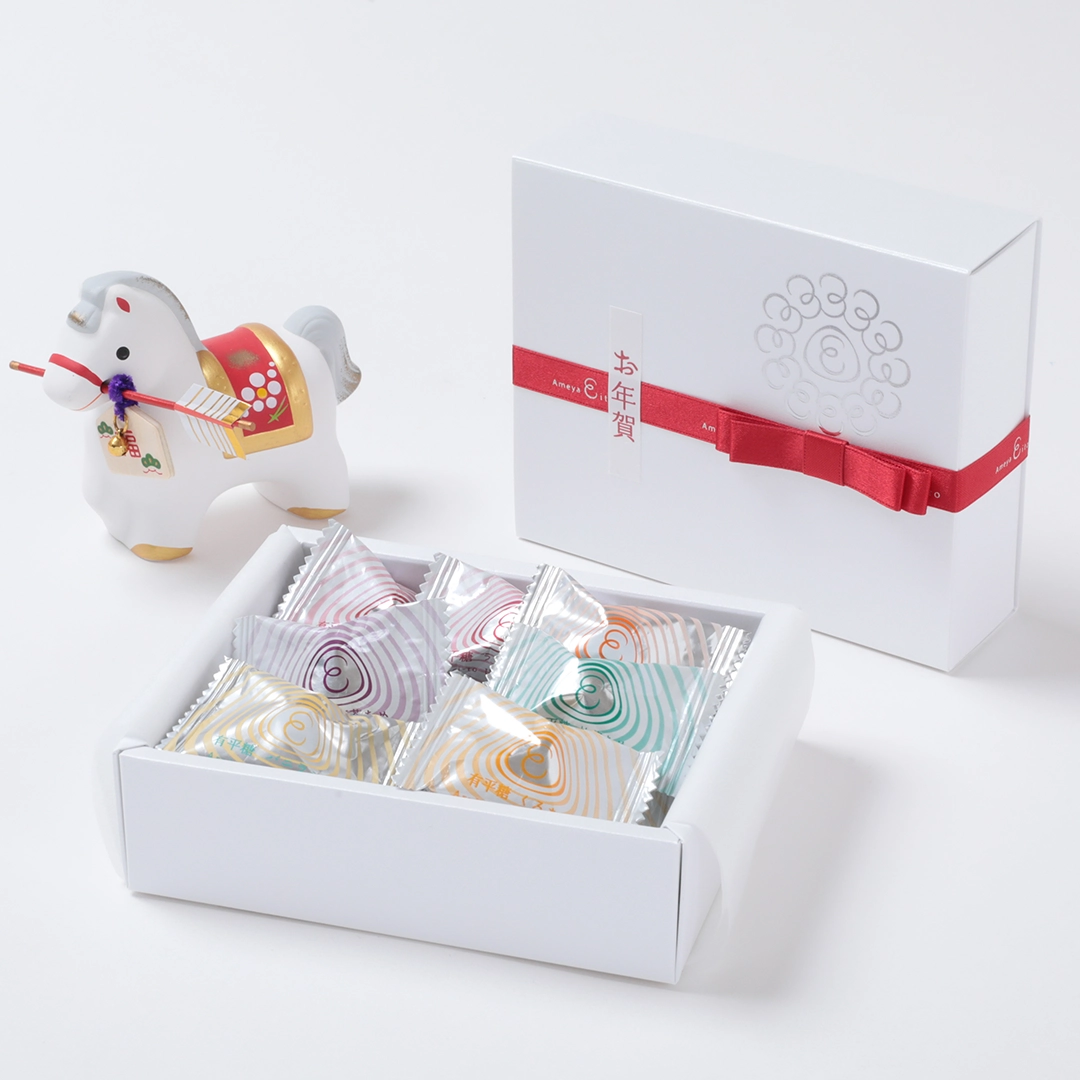 【季節限定】あめやえいたろう お年賀 えいたろうあめ詰合せ 12粒入
