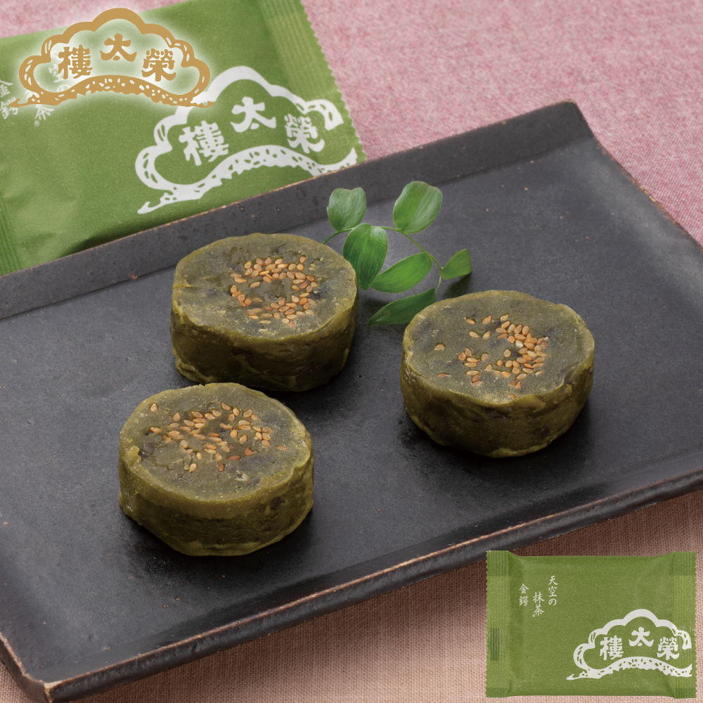 【販売終了】【季節商品】榮太樓 天空の抹茶金鍔 1個