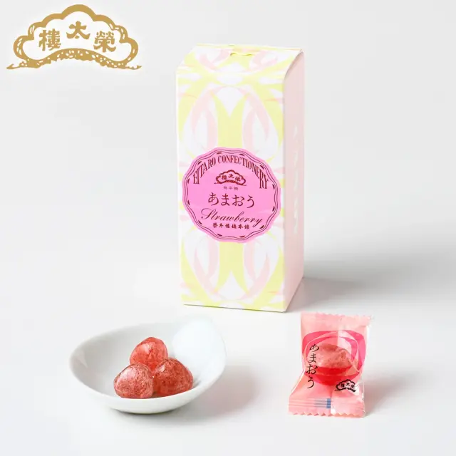榮太樓 果汁飴 箱入 あまおう 1本（12粒）