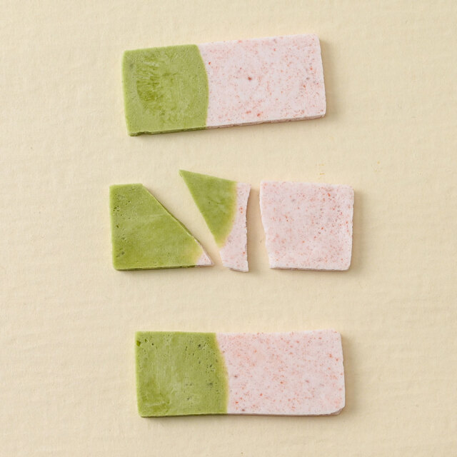 季節限定】あめやえいたろう 板あめ 羽一衣 抹茶×あまおう