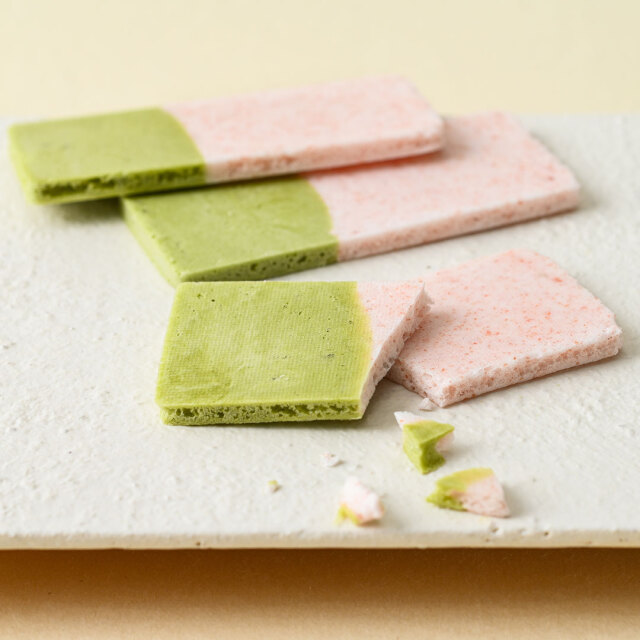 季節限定】あめやえいたろう 板あめ 羽一衣 抹茶×あまおう
