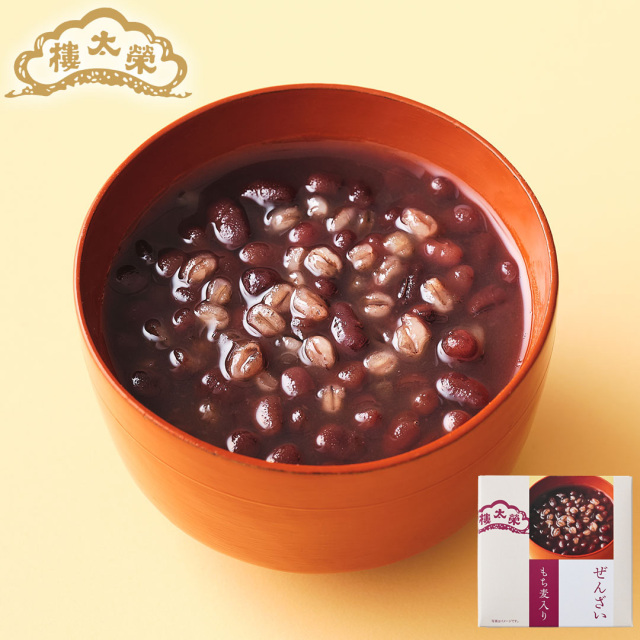 【季節限定】榮太樓 ぜんざい もち麦入り 1個