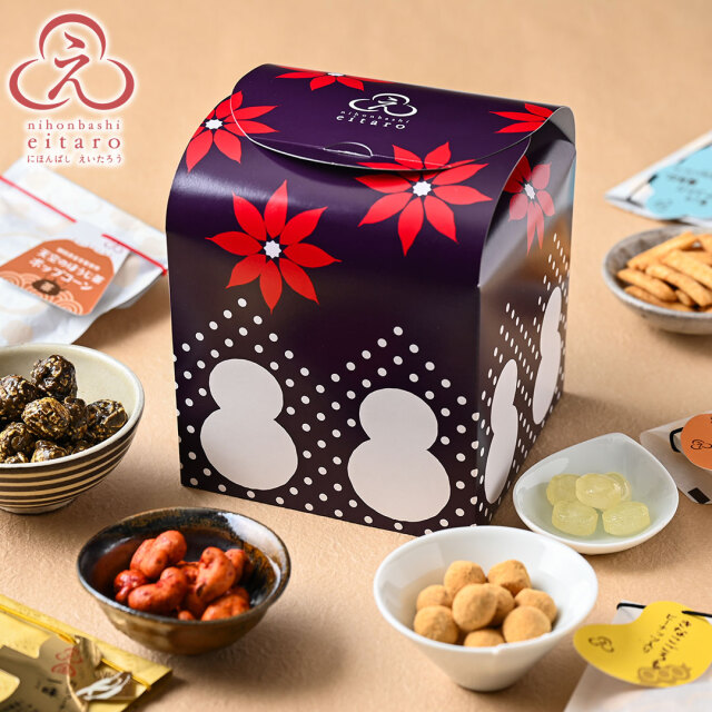 季節限定】にほんばしえいたろう 雪だるまキューブBOX【榮太樓公式