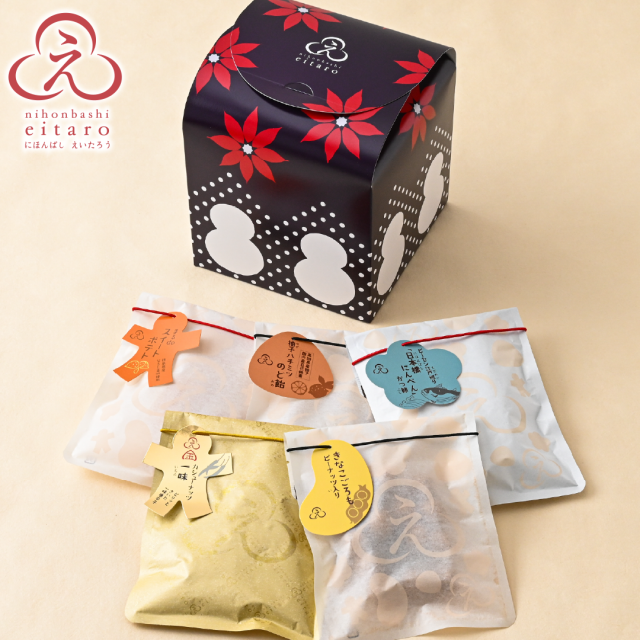 【11月13日販売開始予定】【季節限定】にほんばしえいたろう 雪だるまキューブBOX