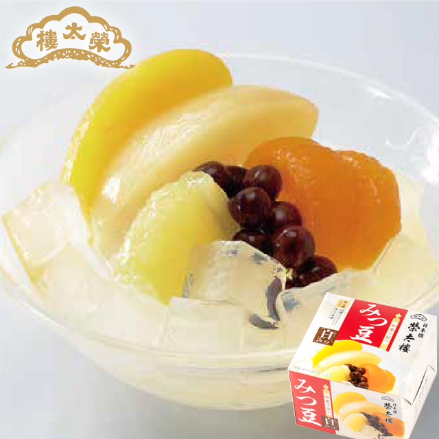 榮太樓 和菓子屋のみつ豆 白みつ 6個