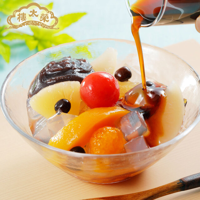 榮太樓 あんみつ 4個入(黒みつ×2個・白みつ×2個) AM1