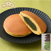 【販売季節外】【季節商品】榮太樓 日本橋どらやき 天空の抹茶 5個入（つぶしあん×3個・天空の抹茶あん×2個）