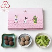 【季節限定】にほんばしえいたろう 森のおくりもの ピンク（おやつ菓子3種アソートセット）