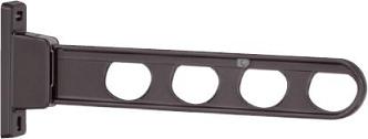在庫処分品 物干金物 川口技研 ホスクリーン HD-45-S シルバー 1セット（2本組）
