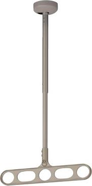 在庫処分品 物干金物 川口技研 ホスクリーン Z-107-DB ダークブロンズ 1セット（2本組）