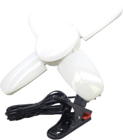 WING ACE （熱田資材） LED電球付クリップランプ スーパールミネX60CL SLX-60CL