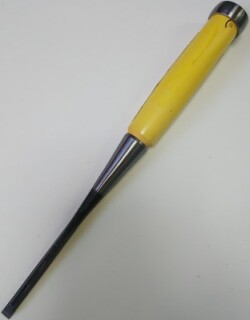 高芝郁夫鑿製作所 高芝通博作 高道 追入鑿 青紙鋼 グミ柄 6mm
