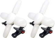 WING ACE （熱田資材） LED電球付クリップランプ スーパールミネX8500PRO SLX-75CL 2個セット