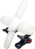 WING ACE （熱田資材） LED電球付クリップランプ スーパールミネX8500PRO SLX-75CL