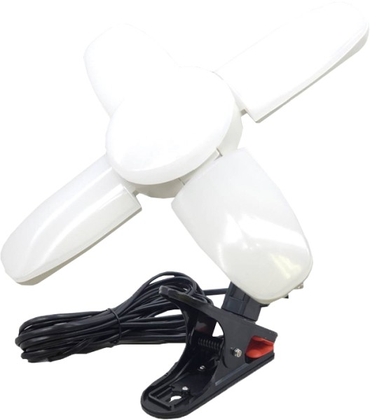 WING ACE （熱田資材） LED電球付クリップランプ スーパールミネX60CL SLX-60CL