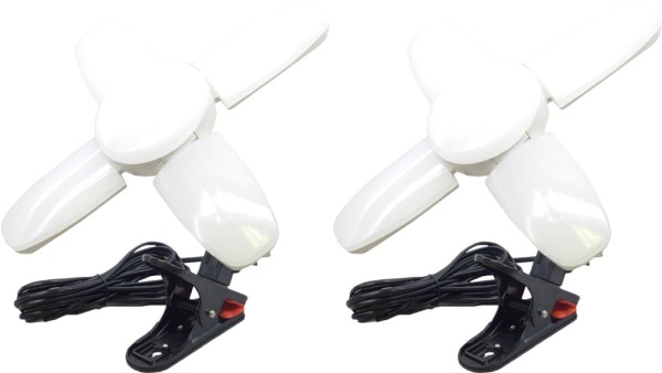 WING ACE （熱田資材） LED電球付クリップランプ スーパールミネX60CL SLX-60CL 2個セット