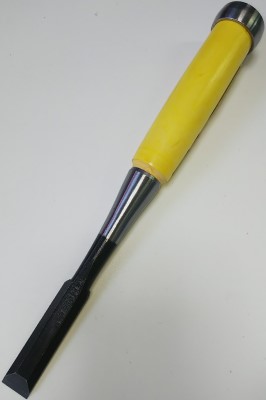 高芝郁夫鑿製作所 高芝通博作 高道 追入鑿 青紙鋼 グミ柄 15mm