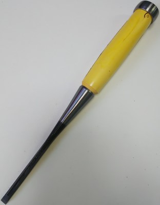 高芝郁夫鑿製作所 高芝通博作 高道 追入鑿 青紙鋼 グミ柄 6mm