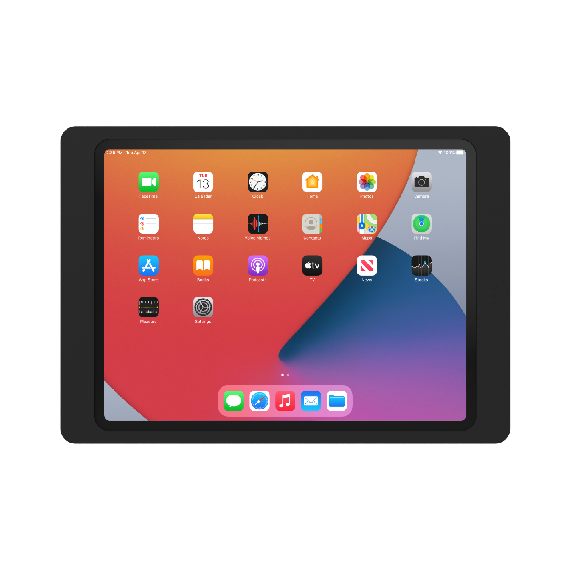 IPORT | SURFACE MOUNT System Pro Black 13インチiPad Air  (M3 (2025年モデル) / M4 (2026年モデル)) 対応 サーフェイスマウントシステム 【製品番号: 70752】