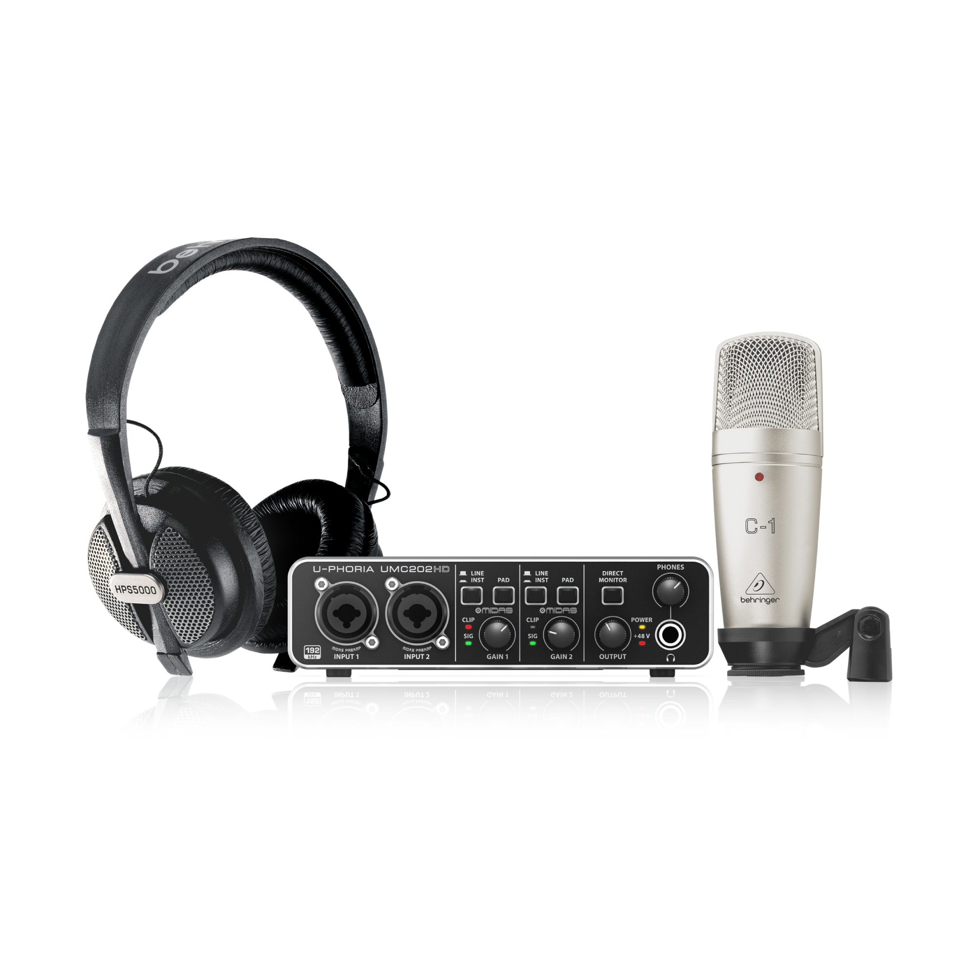 Behringer B-1 細かい コンデンサーマイク 本体と付属品