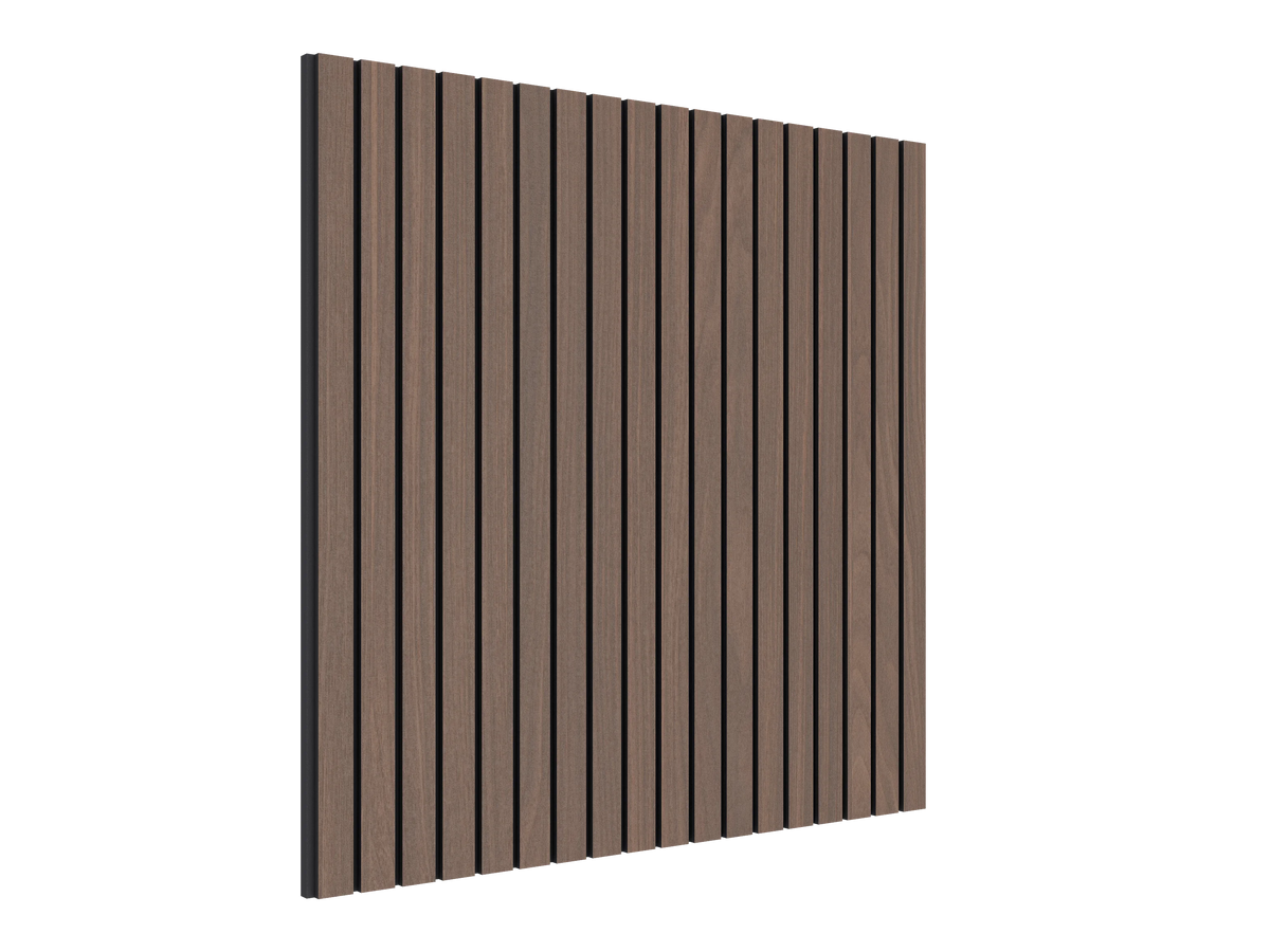 Vicoustic | VicStrip Square Dark Walnut + Black PET (8枚)