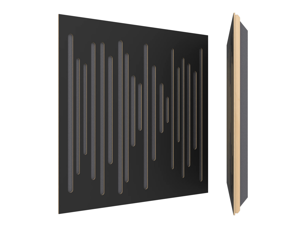 Vicoustic | Wavewood Ultra Lite Black Matte (8枚)