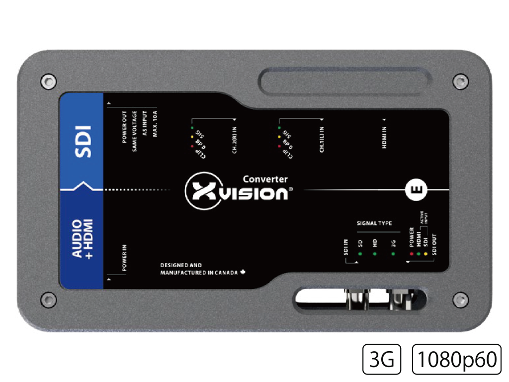 Theatrixx | SDIエンベデッダー XVVAUDIO2SDIT1（HDMI Embedder to SDI）