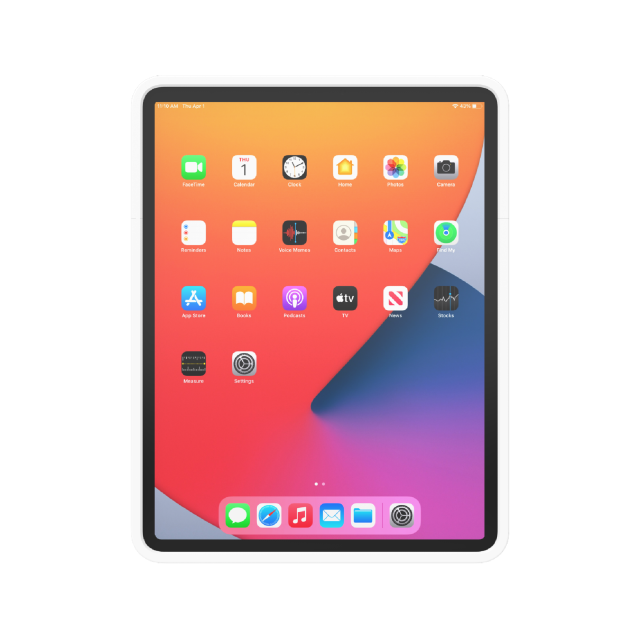 IPORT | CONNECT PRO Case White 非接触充電プロテクトケース　13インチiPad Air (M3 (2025年モデル) / M4 (2026年モデル)) 対応【製品番号: 72327】