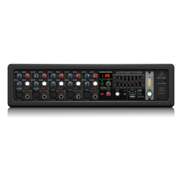 behringer EUROPOWER PMP550M パワーアンプ Behringer Europower PMP550M 5-channel 500W Powered Mixer