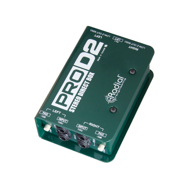 【未使用美品】Radial ProD2 ステレオパッシブダイレクトボックス Radial ProD2 エレクトリ オンラインストア