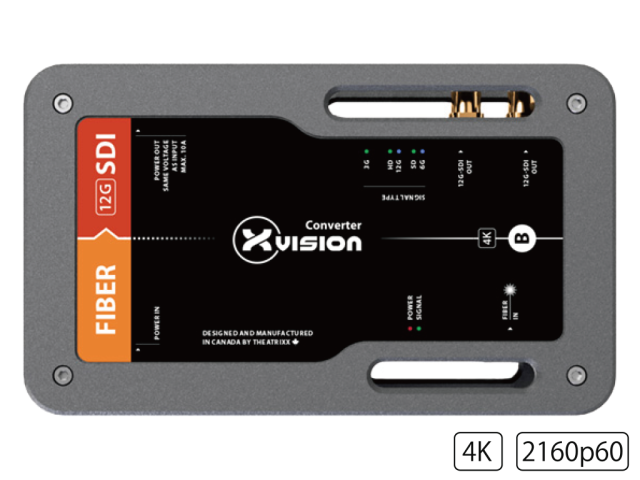 Theatrixx 12G-SDI 光コンバーター（RX） XVVFIBER2SDIT1-12G（Fiber to 12G-SDI）