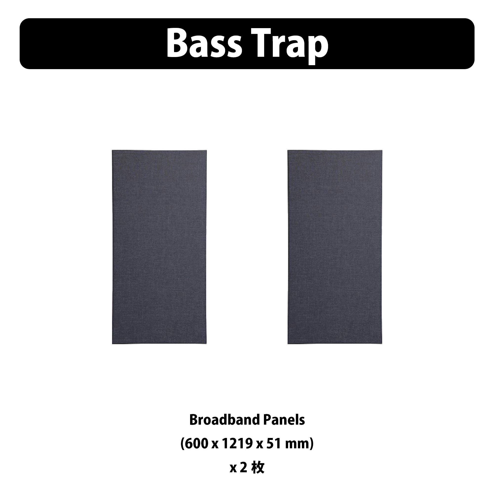 PRIMACOUSTIC | London BassTrap Black