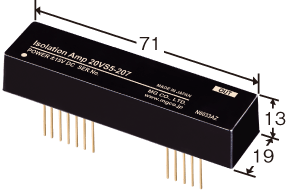20VS5-207-UB アイソレーションアンプ 電流・電圧2出力 出力絶縁 エムジー