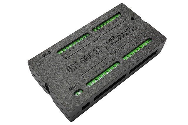 USBGPIO32C ケース入りUSB GPIO LVTTLレベル(3.3V)デジタルI/O 32点入出力