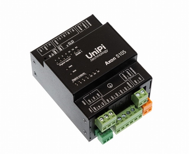 UniPi Axon S105 PLC デジタル絶縁入力4点 オープンコレクタ出力4点