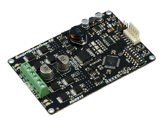 SmartDriveDuo-10 デュアルDCブラシモータードライバー 35V 10A PWM信号/アナログ入力 RCアンプ互換 シリアル入力 モーター2個制御 通販ショップ エレファイン SmartDriveDuo-10 デュアルDCブラシモータードライバー 35V 10A PWM信号/アナログ入力 RCアンプ互換 シリアル入力 モーター2個制御 通販ショップ エレファイン
