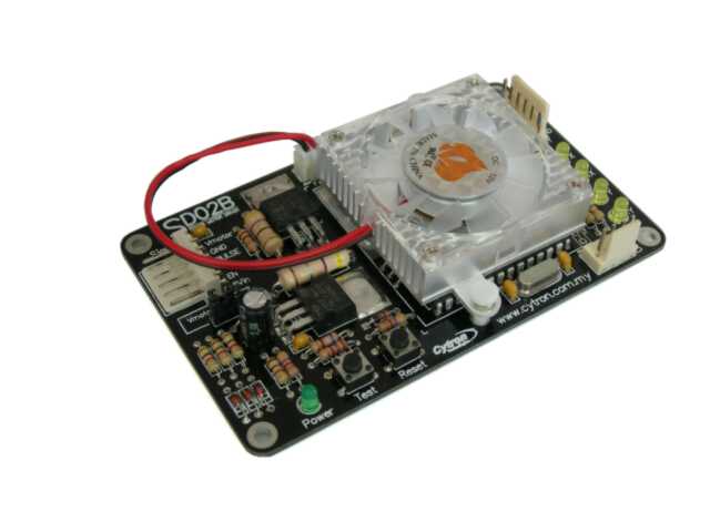 SD02B 2相ステッピングモーターコントローラードライバー　40V 2A シリアルインターフェイス